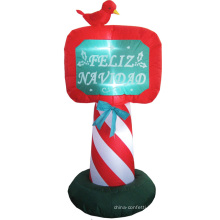 Holiday inflatable lamp Post for Christmas party decoration